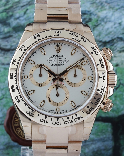 (image for) UNPOLISHED ROLEX 18K ROSE GOLD DAYTONA COSMOGRAPH / 116505